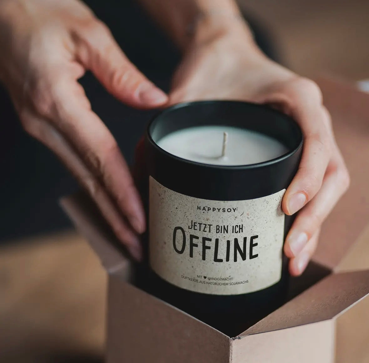 Duftkerze OFFLINE (Sojawachs)