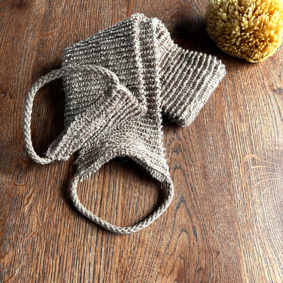 Peeling Rückenband aus Jute