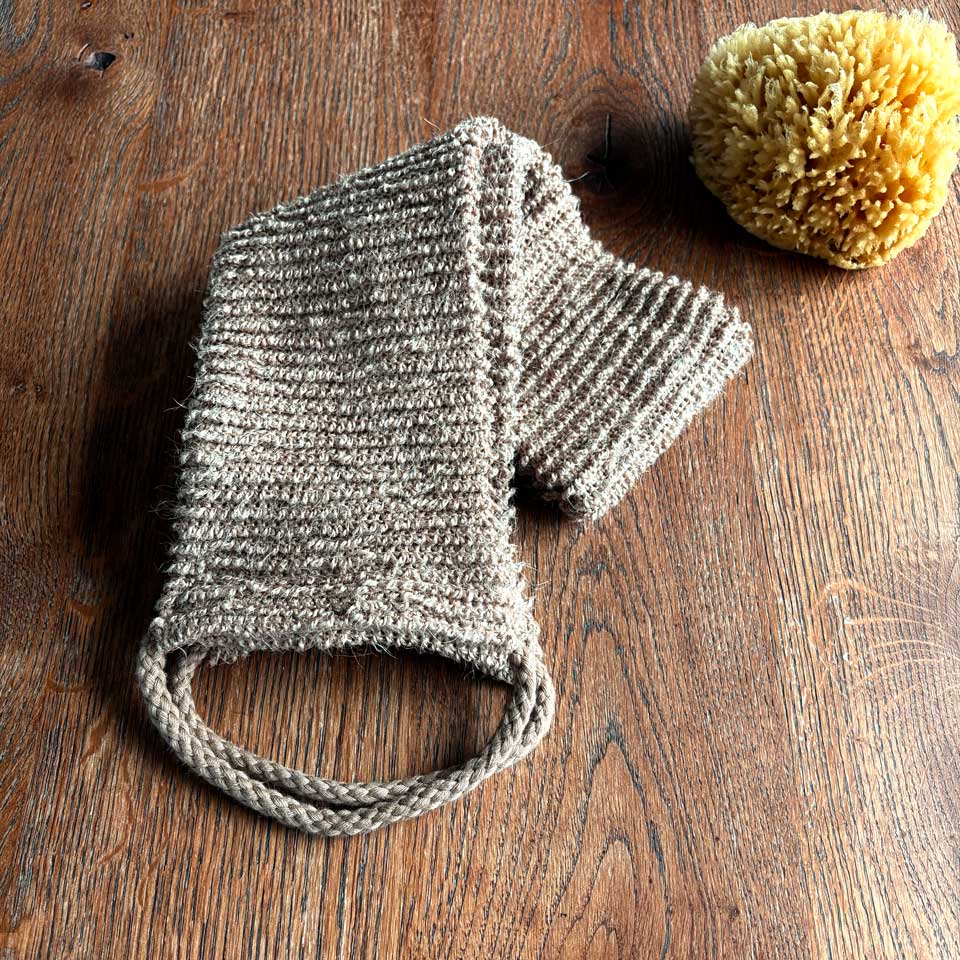 Peeling Rückenband aus Jute