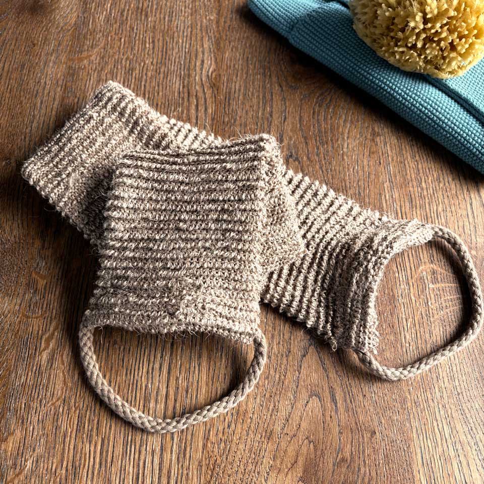 Peeling Rückenband aus Jute
