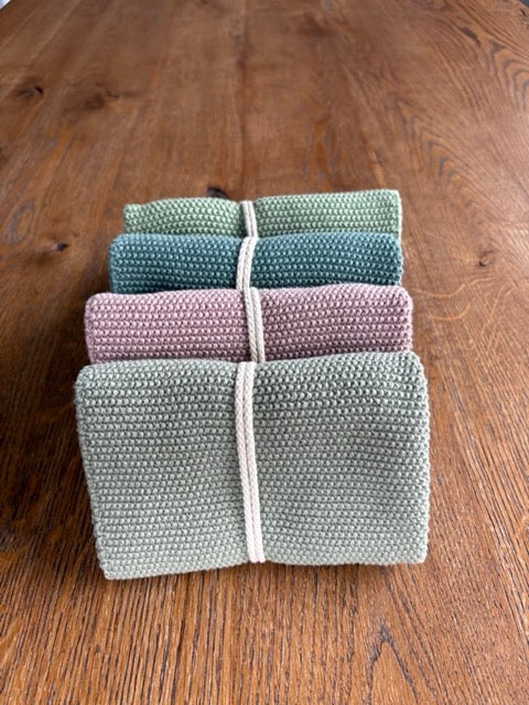 Allzwecktuch 100 % Bio-Baumwolle, gestrickt