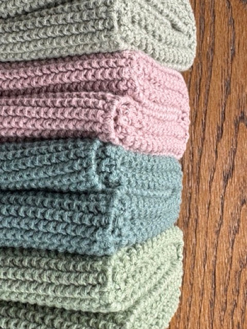 Allzwecktuch 100 % Bio-Baumwolle, gestrickt