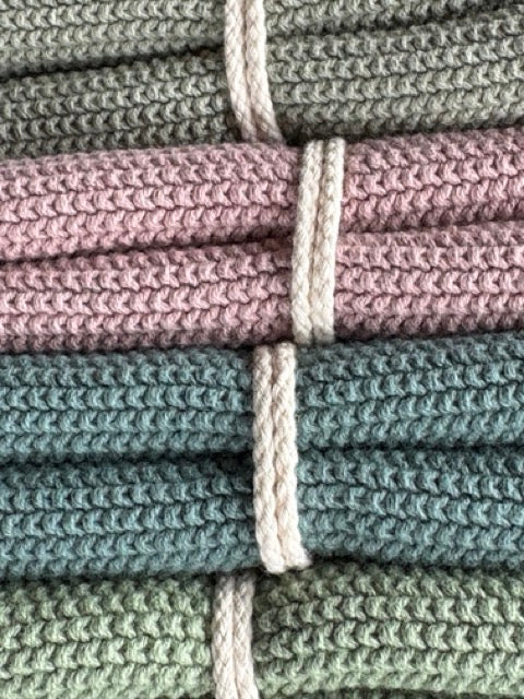 Allzwecktuch 100 % Bio-Baumwolle, gestrickt